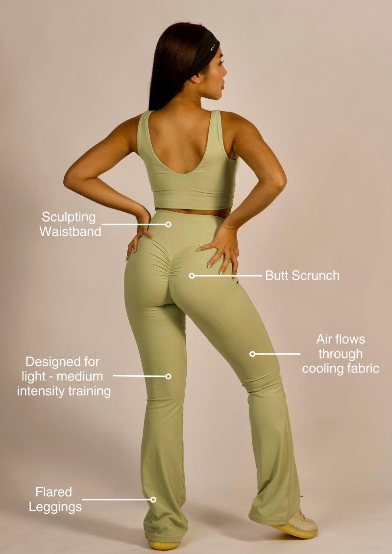 Pistachio Flared Buttlifting Set - Image 4