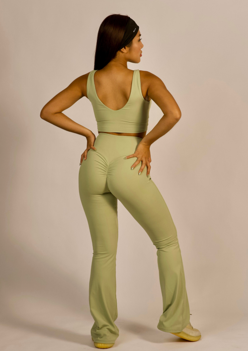 Pistachio Flared Buttlifting Set