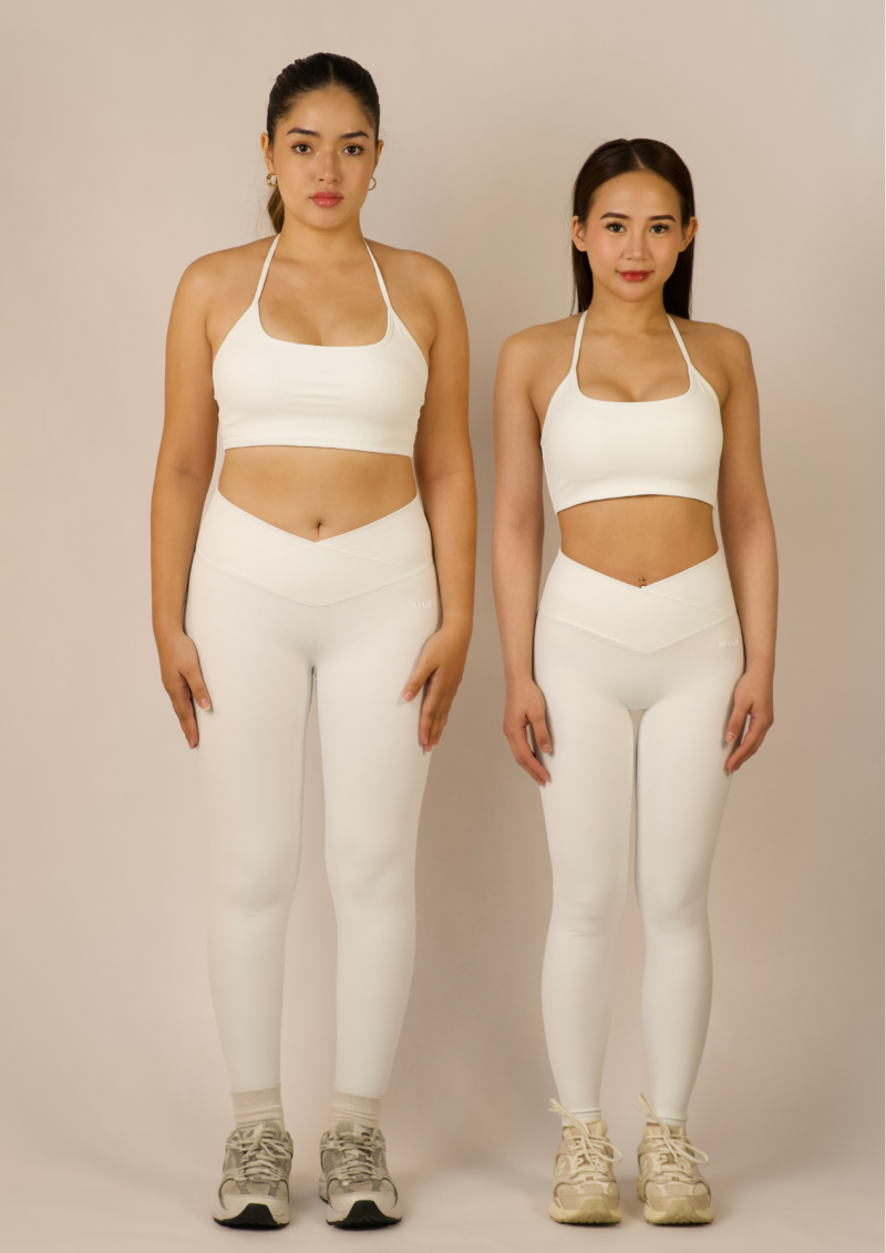 White Cross Waist Pants - Image 6